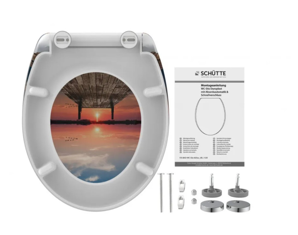 Schütte Sunset Sky WC sedátko duroplast, Soft Close