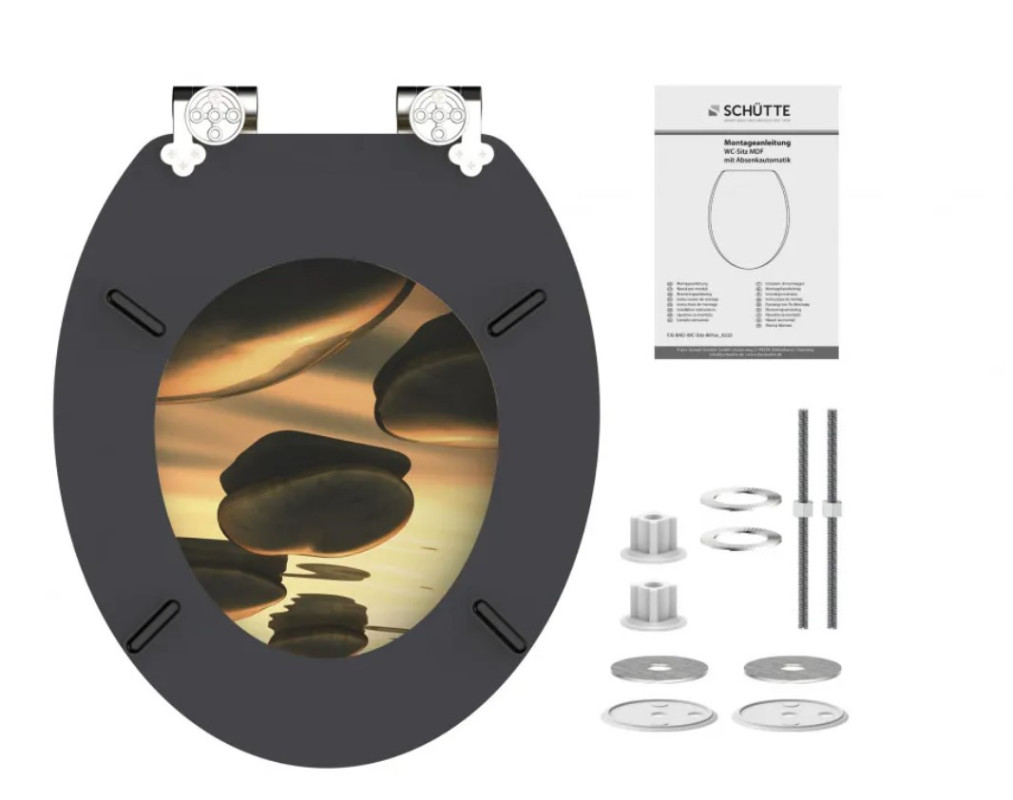Schütte Sea Stone WC sedátko MDF, Soft Close