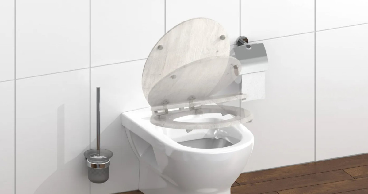 Schütte Light Wood WC sedátko MDF, Soft Close