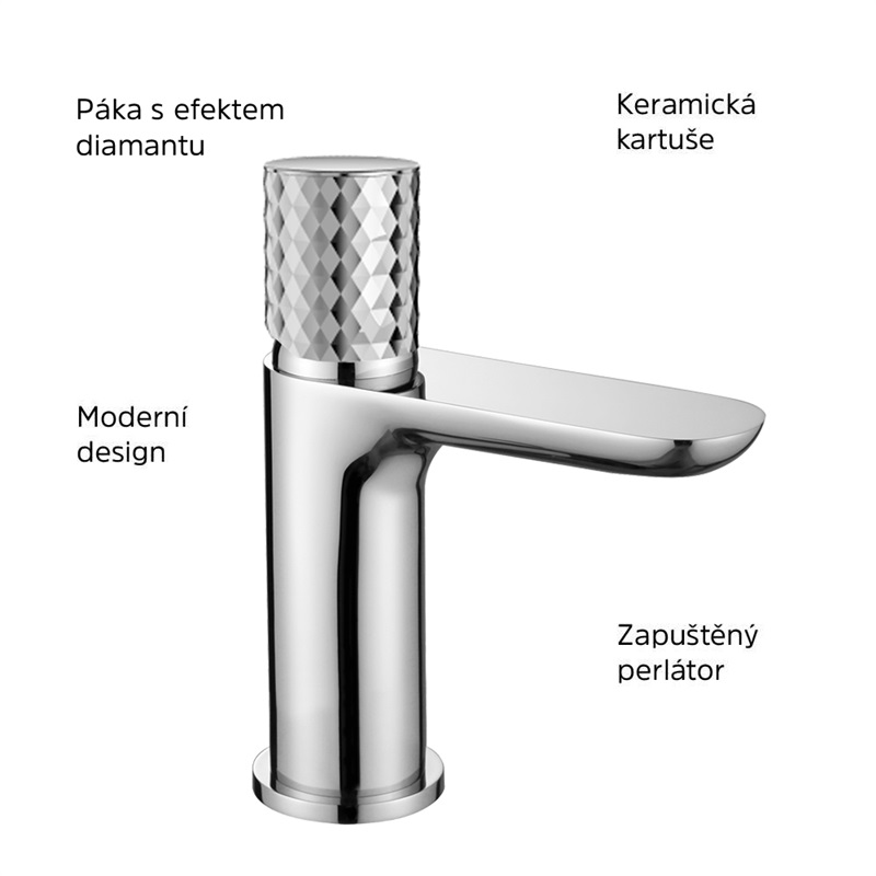Mereo Viana CBE10102A umývadlová vysoká batéria