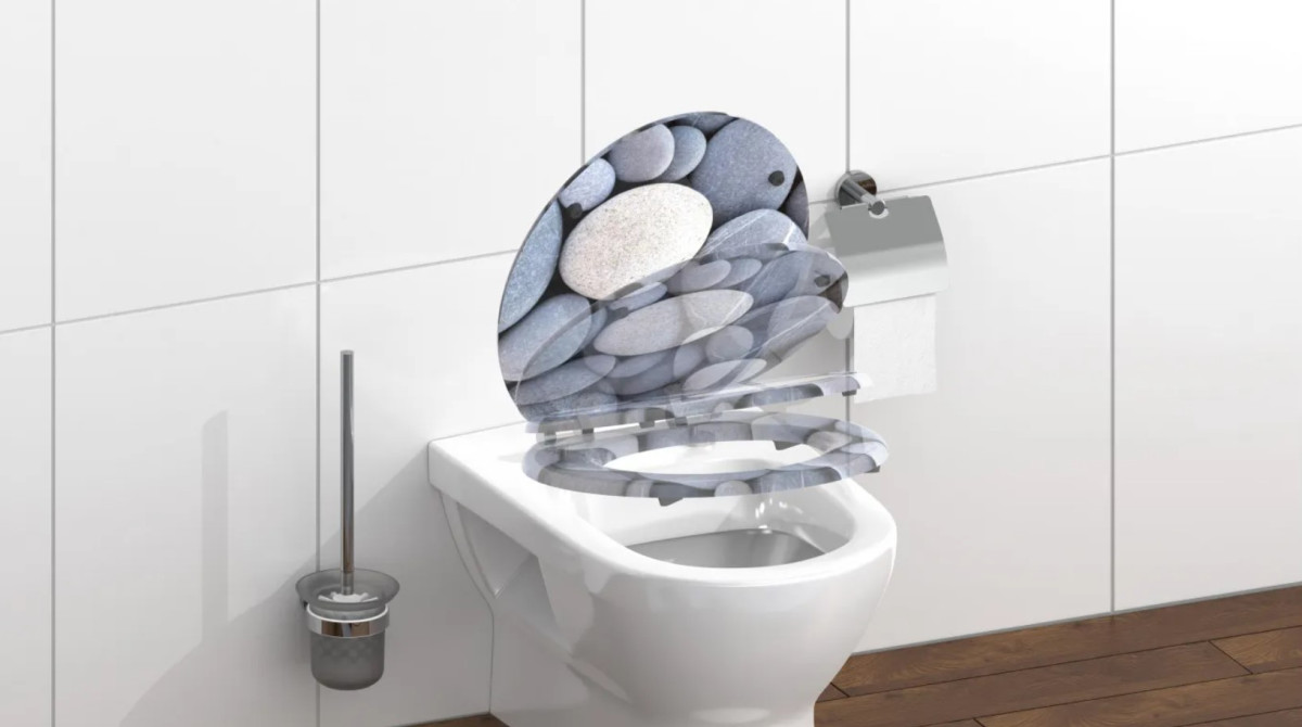 Schütte Grey Stones WC sedátko MDF, Soft Close
