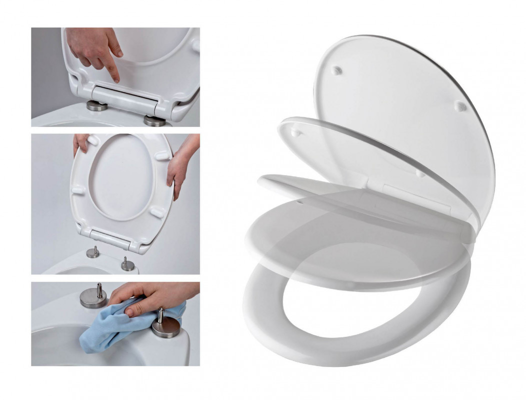 Schütte Wood Heart WC sedátko duroplast, Soft Close