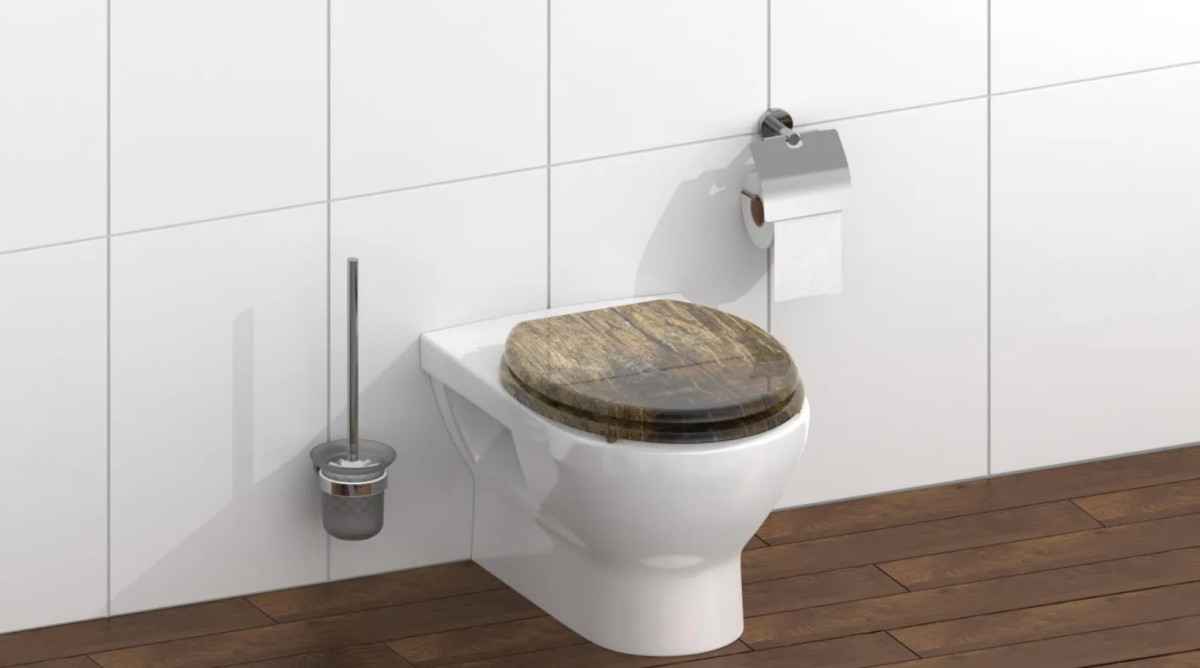 Schütte Solid Wood MDF WC sedátko