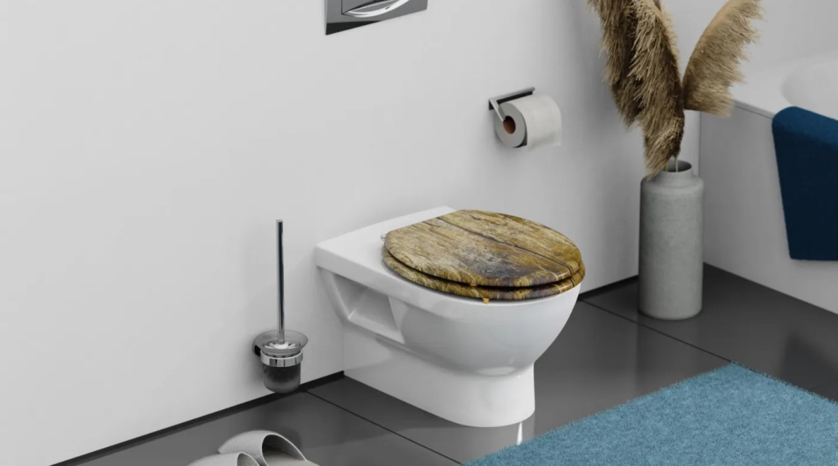Schütte Solid Wood MDF WC sedátko