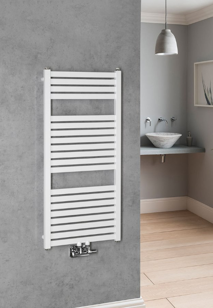 Tondi DT450T vykurovacie teleso 450x970 mm, stredové pripojenie, biele