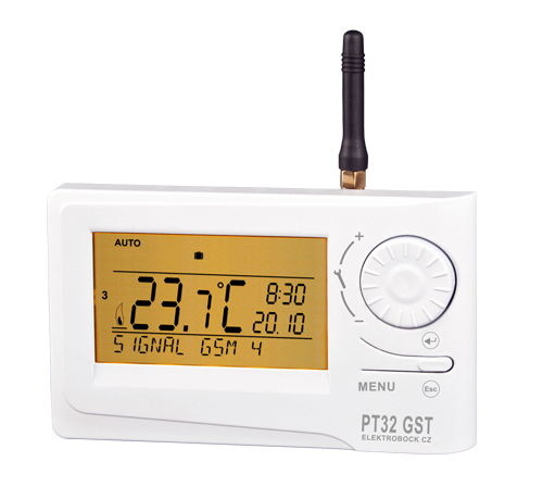 Elektrobock PT32 GST programovateľný termostat s GSM modulom