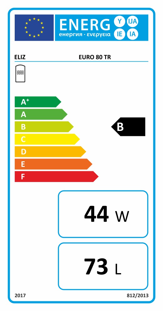 Elíz Euro 80 TR kombinovaný zvislý ohrievač