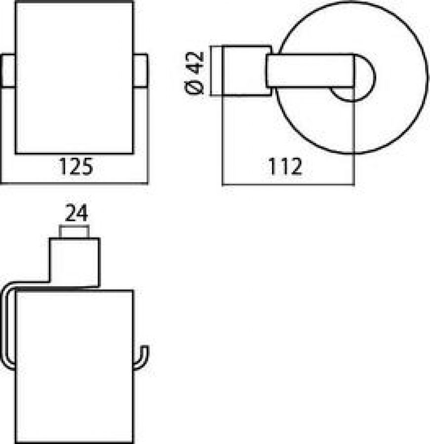 Emco Fino 840200100 držiak toaletného papiera