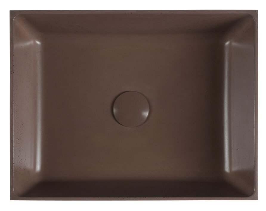 Formigo FG012 betónové umývadlo, 47,5x13x36,5 cm, tehlové