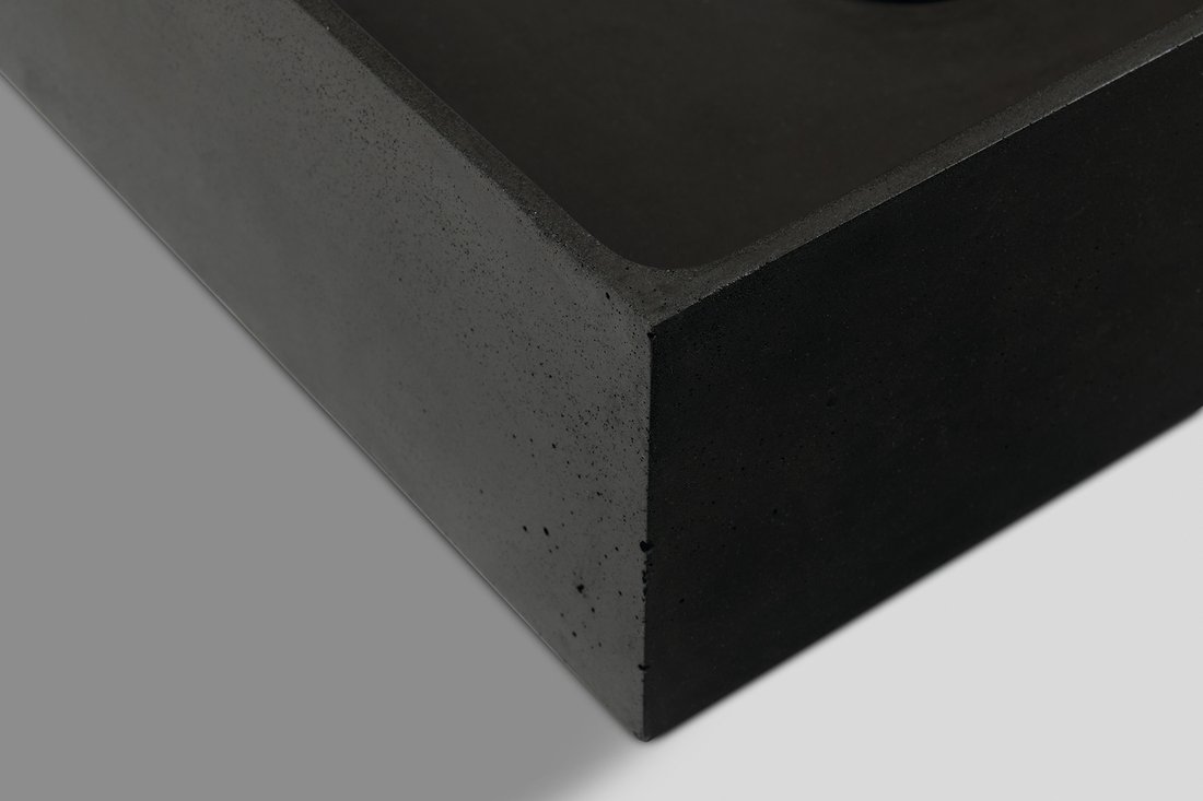 Formigo FG016 betónové umývadlo, 47,5x13x36,5 cm, antracit
