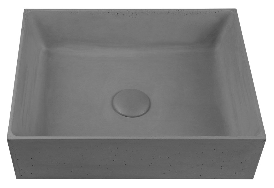 Formigo FG019 betónové umývadlo, 47,5x13x36,5 cm, svetlo šedé