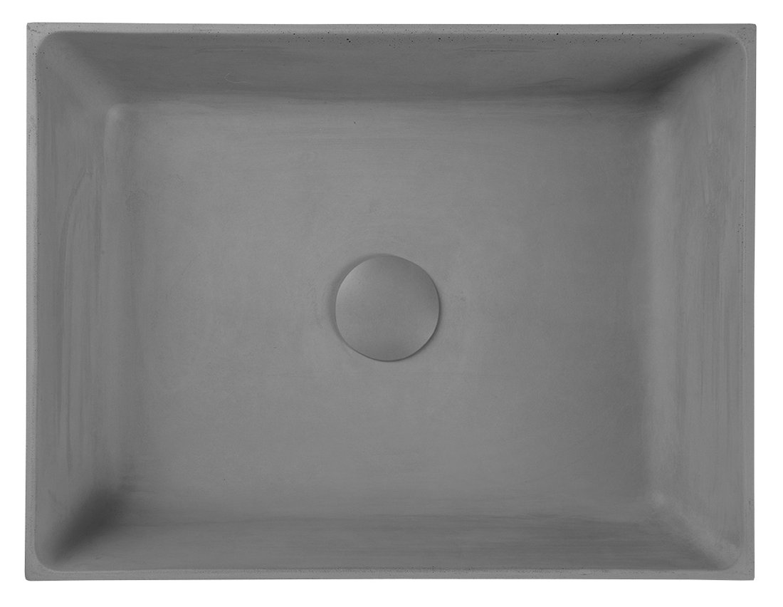 Formigo FG019 betónové umývadlo, 47,5x13x36,5 cm, svetlo šedé