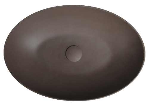 Formigo FG024 betónové umývadlo 60x14,5x40,5 cm, tmavo hnedá