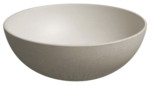 Formigo FG033 betónové umývadlo, priemer 39 cm, pieskové