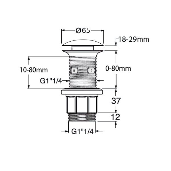 Formigo FG037 betónové umývadlo, priemer 39 cm, žlté