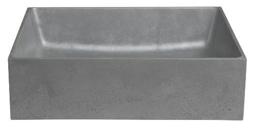 Formigo FG119 umývadlo na dosku, 47,5x36,5cm, strieborné