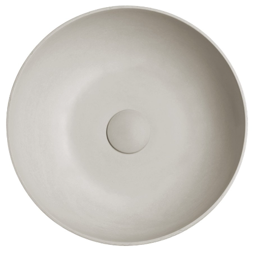 Formigo FG314 betónové umývadlo na dosku, priemer 39cm, pieskové