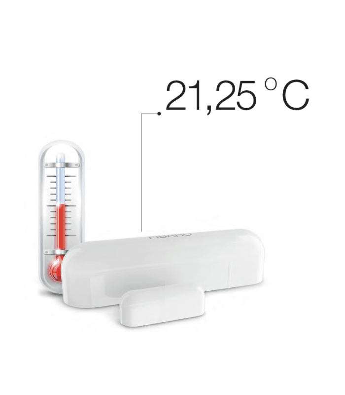 Fibaro dverový alebo oknový senzor - FIBARO Door / Window Sensor 2 (FGDW-002-1 ZW5) - Biely