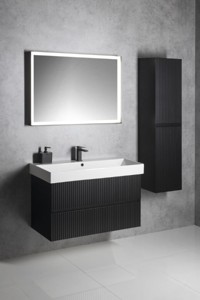 Filena FID3540BS skrinka vysoká 35x140x30cm, čierna matná strip