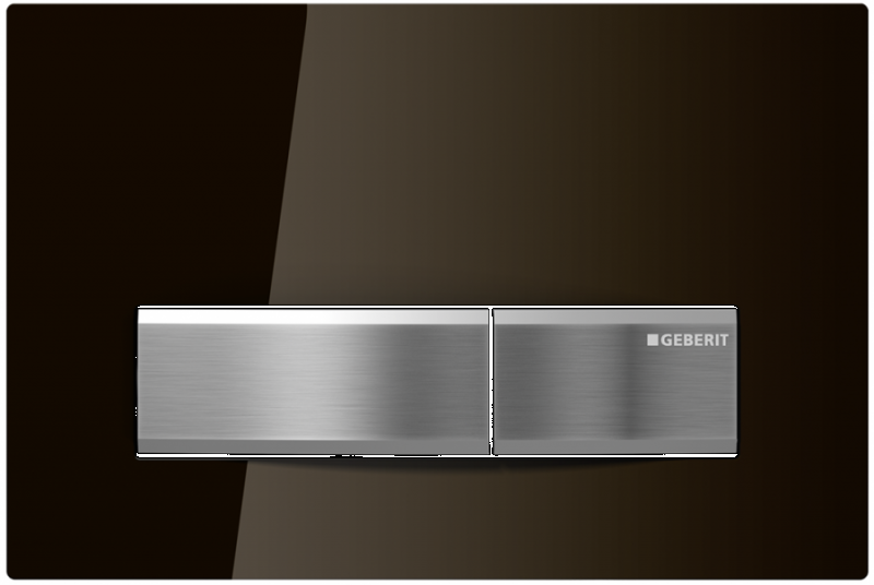 Geberit tlačidlo Sigma50 115.788.SQ.5 sklo Umbra