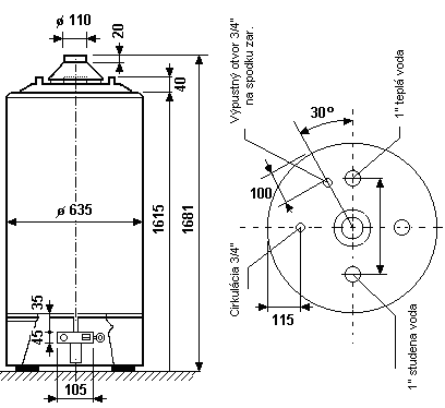 Quadriga Q8 300 GORS komínový stacionárny ohrievač