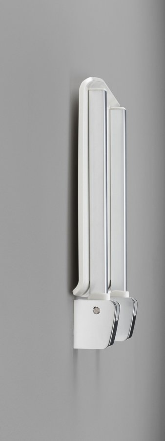 Gelco GS120W sklopné sedátko do sprchového kúta 32,5x32,5 cm, biele