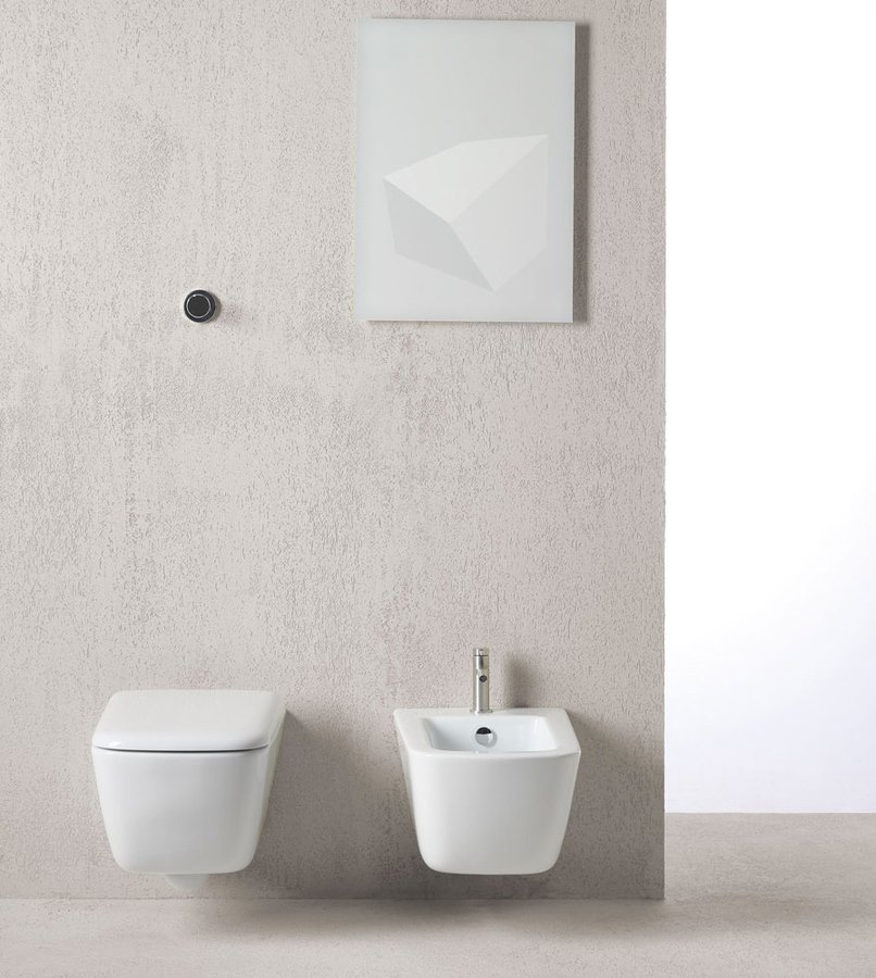 Sand 9064111 bidet závesný 50x37 cm, ExtraGlaze