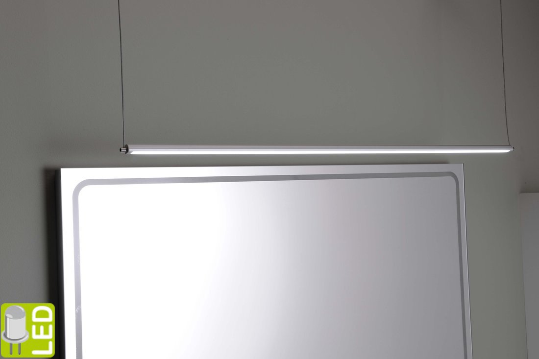 Fromt Touchless ED677 LED závesné svietidlo 77 cm, 12W, bezdotykový senzor, hliník