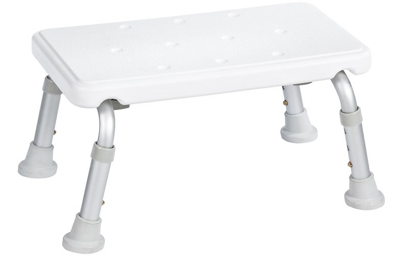 Ridder A0102601 kúpeľňová stolička na nohy, biela