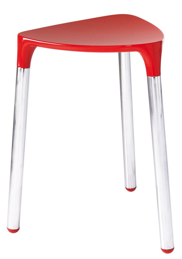 Yannis 217206 kúpeľňová stolička, 37x43,5x32,3 cm, červená