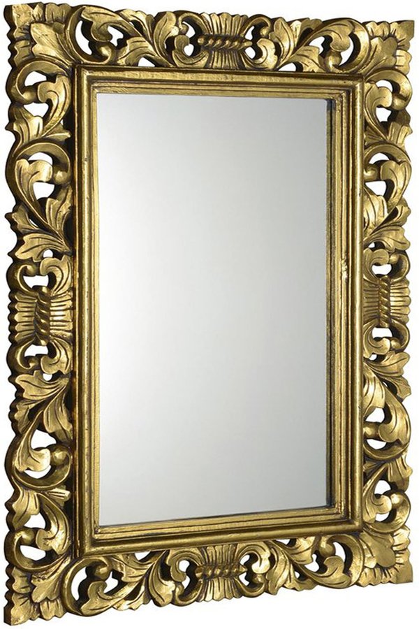 Scule IN316 zrkadlo v ráme, 80x120 cm, zlatá Antique