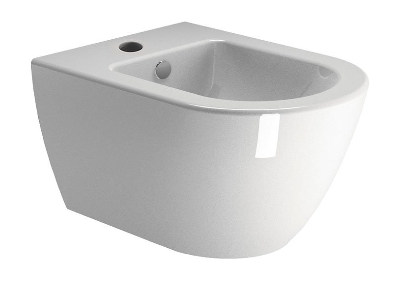 Pura 8864111 bidet závesný 50x36 cm, ExtraGlaze