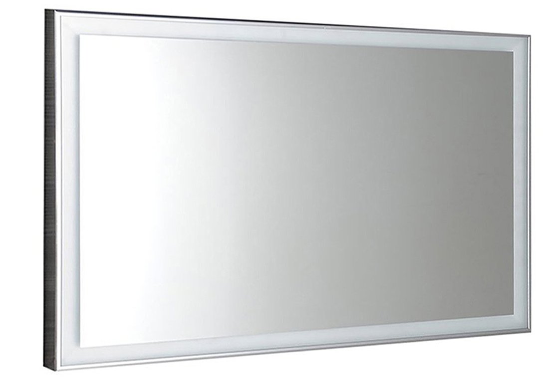 Luminar NL560 zrkadlo v ráme s LED osvetlením 120x55 cm, chróm