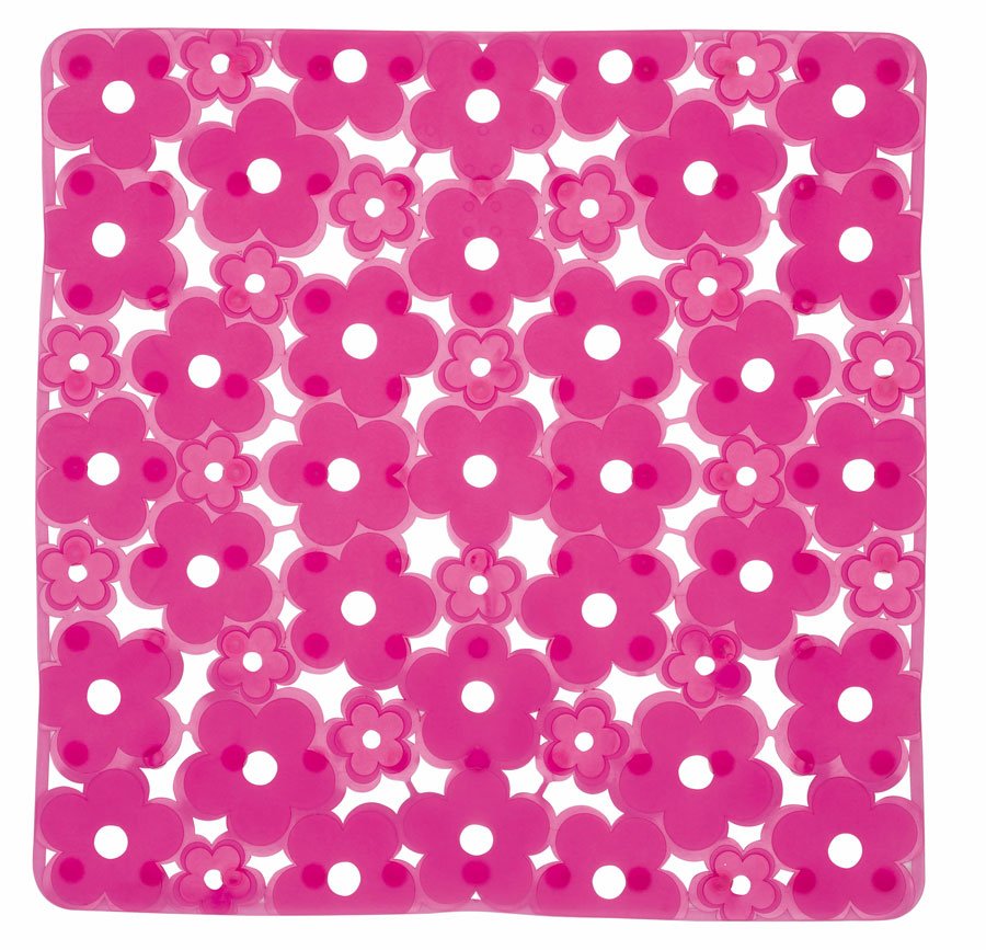 Margherita 975151P0 podložka do sprchovacieho kúta 51,5 x51, 5cm, protišmyk, PVC,ružová