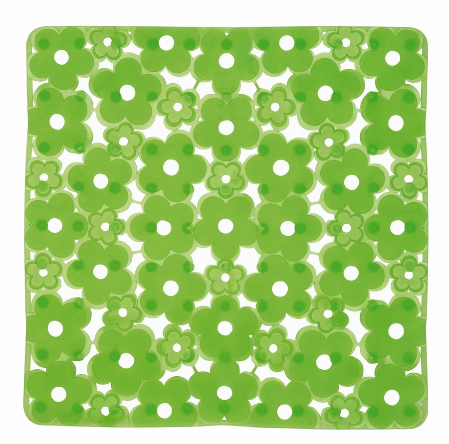 Margherita 975151P8 podložka do sprchovacieho kúta 51,5 x51, 5cm, protišmyk, PVC,zelená