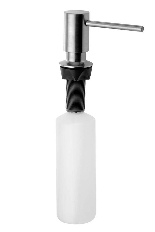 Sapho SP010 zápustný dávkovač mydla, guľatý, nerez