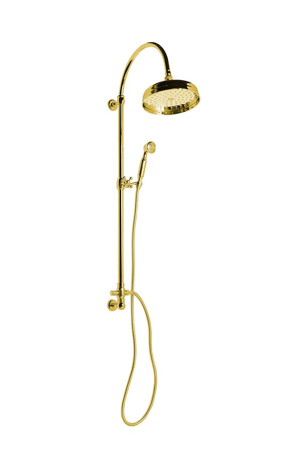 Vanity SET055 sprchový stĺp s prívodom vody, retro, zlato