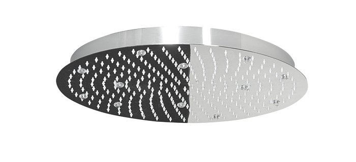 Lorema Slim MS573-LED hlavová sprcha s RGB LED osvetlením, kruh 300 mm, nerez