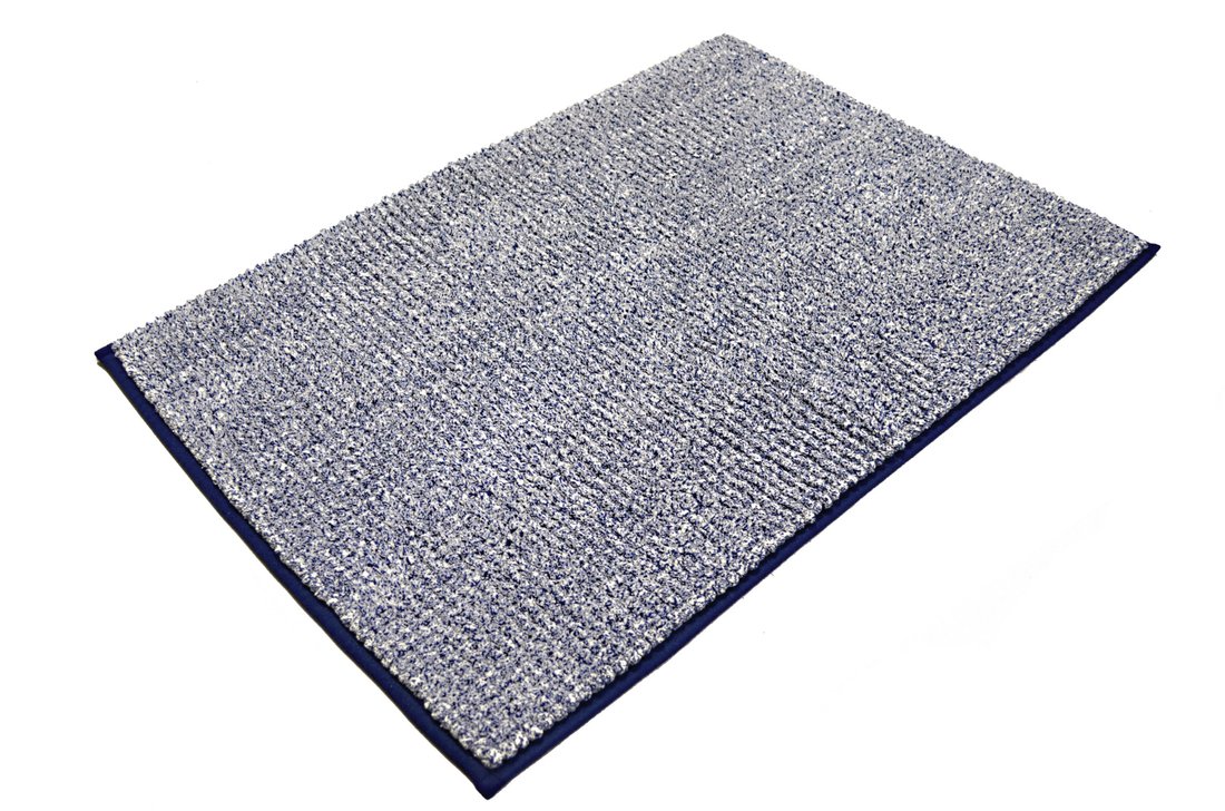 Aqualine 7021303 kúpeľňová predložka, 50x70cm, 100% polyester, protišmyk, modrá