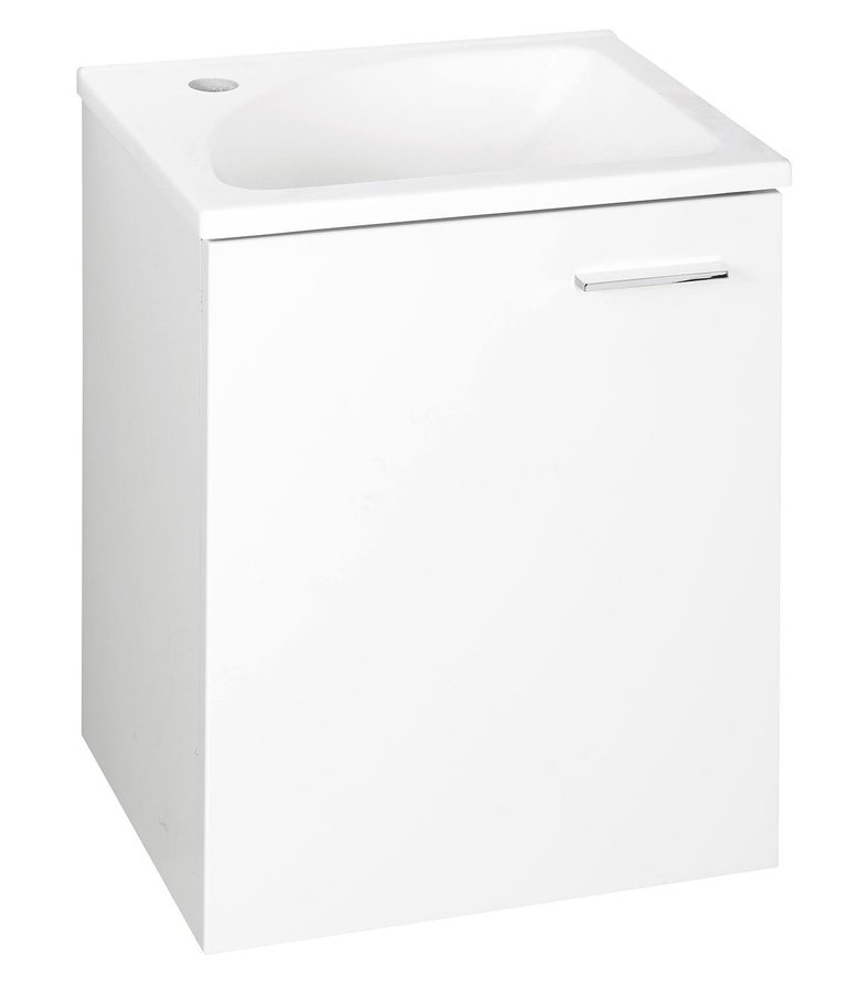 Zoja 51048A umývadlová skrinka 40x50x32 cm, biela, 1x dvierka