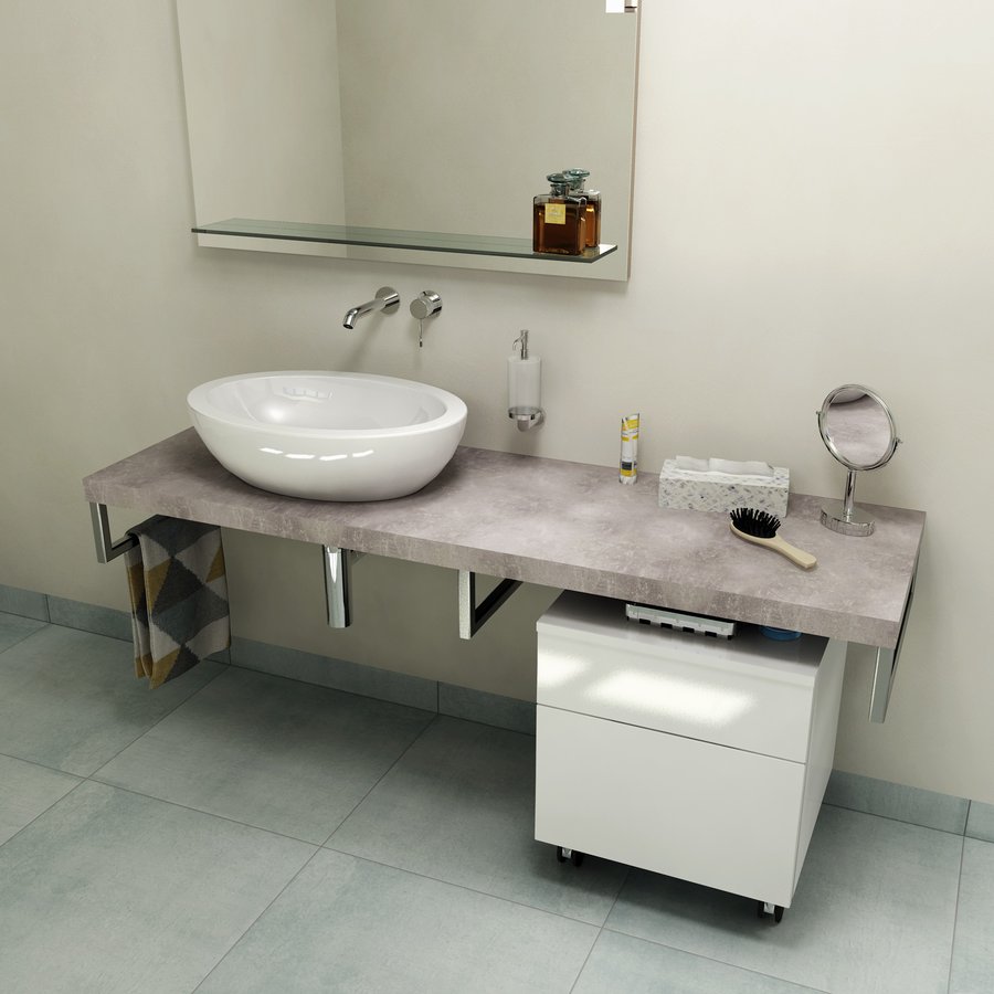 Avice AV137 doska 130x50 cm, Cement