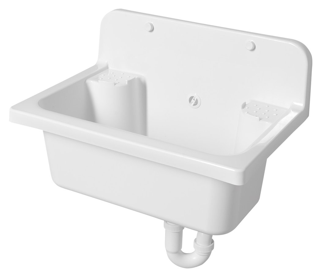 Aqualine PI5052 závesná výlevka 55x37 cm, plast, biela