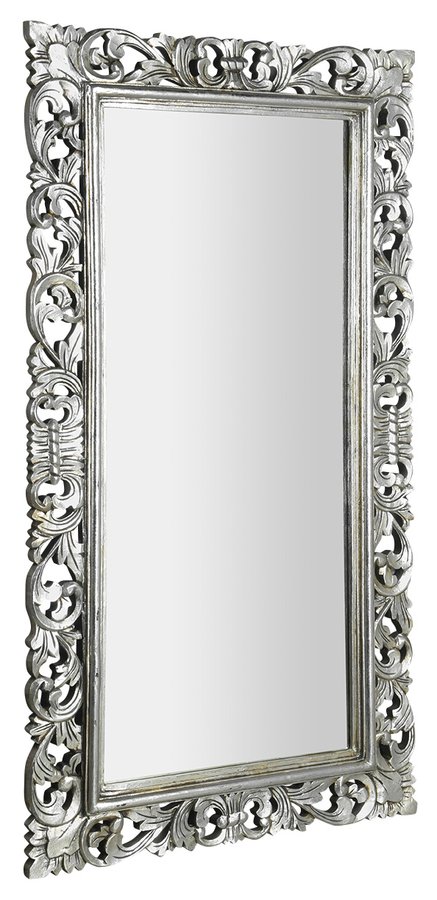 Scule IN334 zrkadlo v ráme, 80x150cm, strieborná Antique