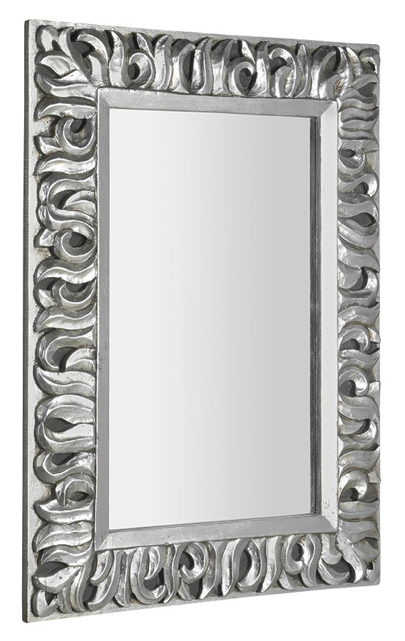 Zeegras IN432 zrkadlo v ráme, 70x100cm, strieborná Antique