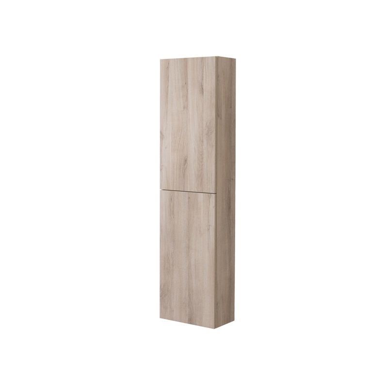 Mereo Aira CN724P kúpeľňová skrinka, vysoká, pravé otváranie, dub, 400x1570x220mm