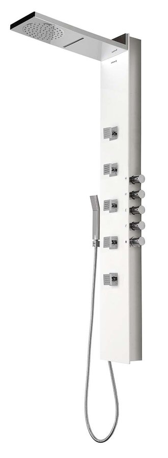 Soul 200 78761 sprchový panel s termostatickou batériou 210x1500mm, biely