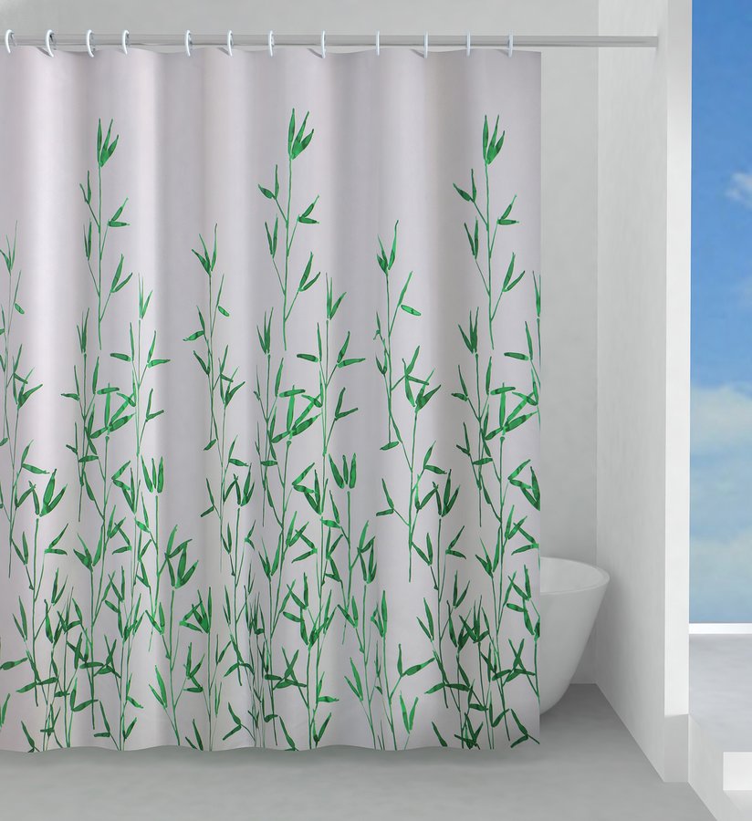 Eucalipto 1304 sprchový záves 180x200cm, polyester