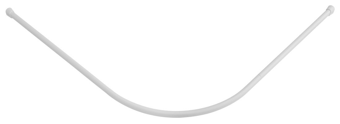 Aqualine 0201013 závesová tyč kruhová 80x80 cm, ALU, biela