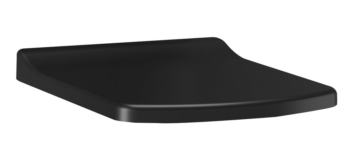 Lara KC1603.01 WC sedátko SLIM Soft Close, duroplast, čierne matné