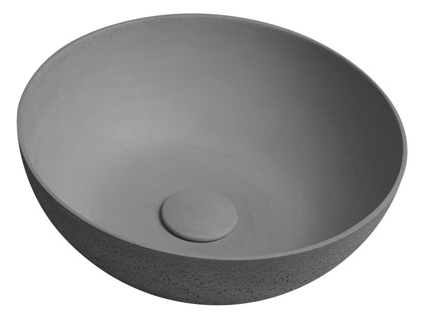 Formigo FG039 betónové umývadlo, priemer 39 cm, sivé
